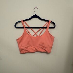 Women's Coral Sports Bra